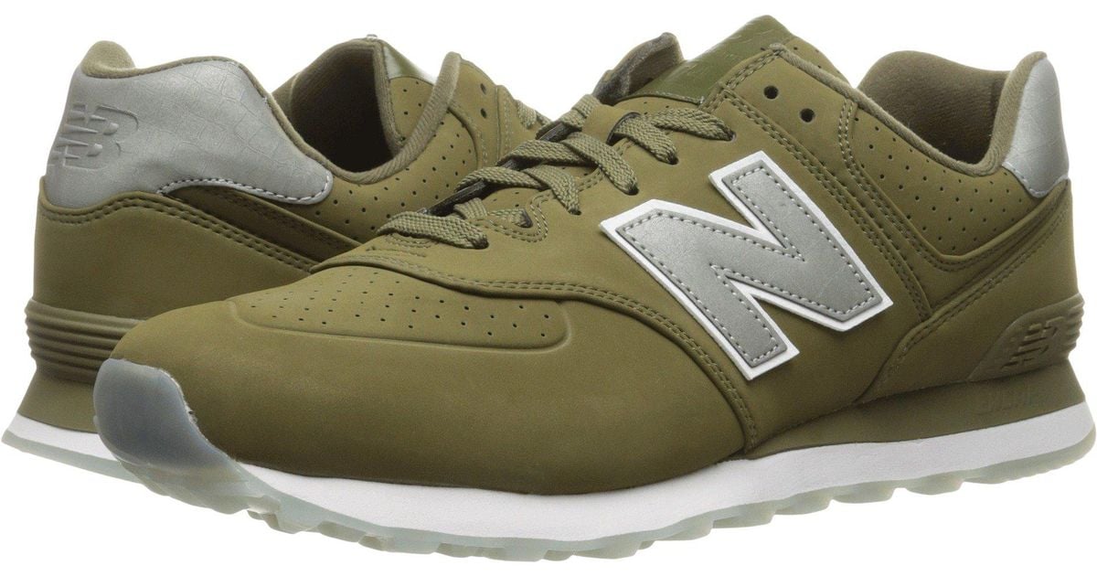 New Balance Suede Ml574v1 in Green for 