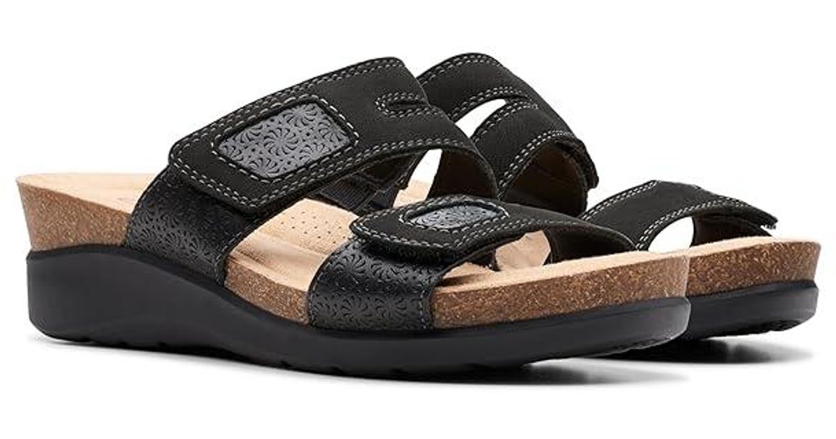 thumbnail image 2 of Clarks Women's Calenne Lily Sandal - Comfort Strappy Sandal With Cushioned Footbed 2 of 13