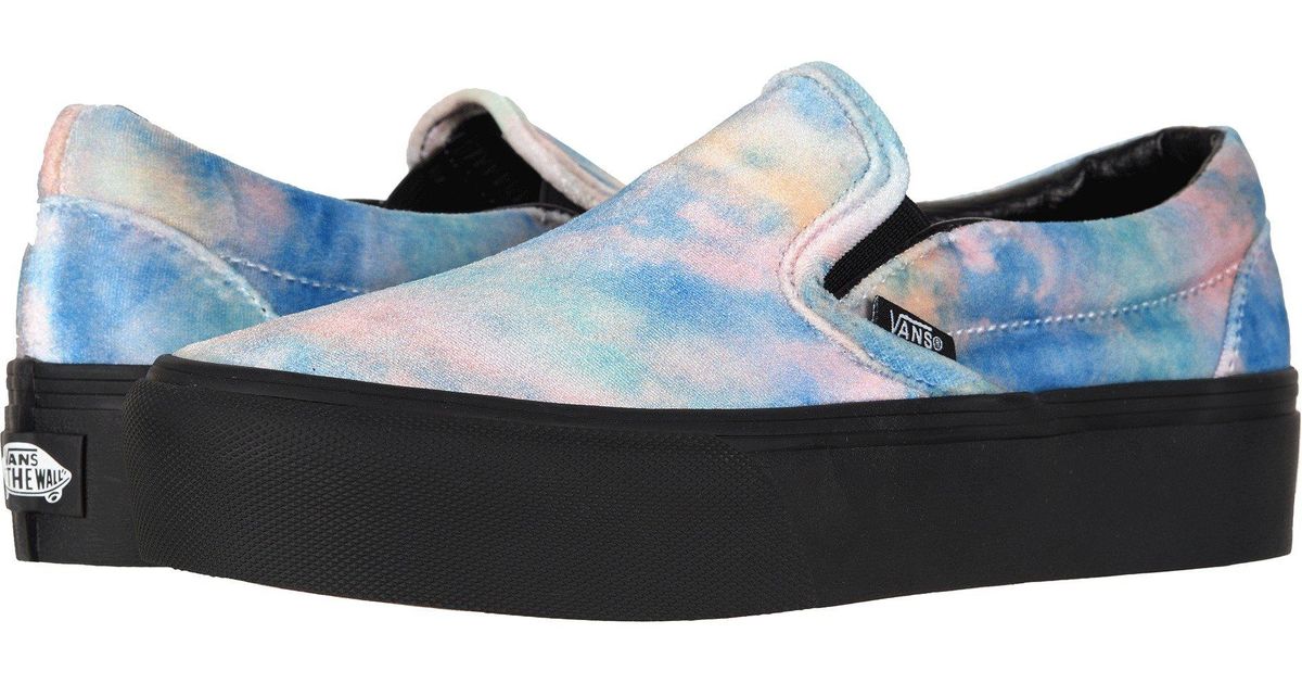 teal and white checkered vans