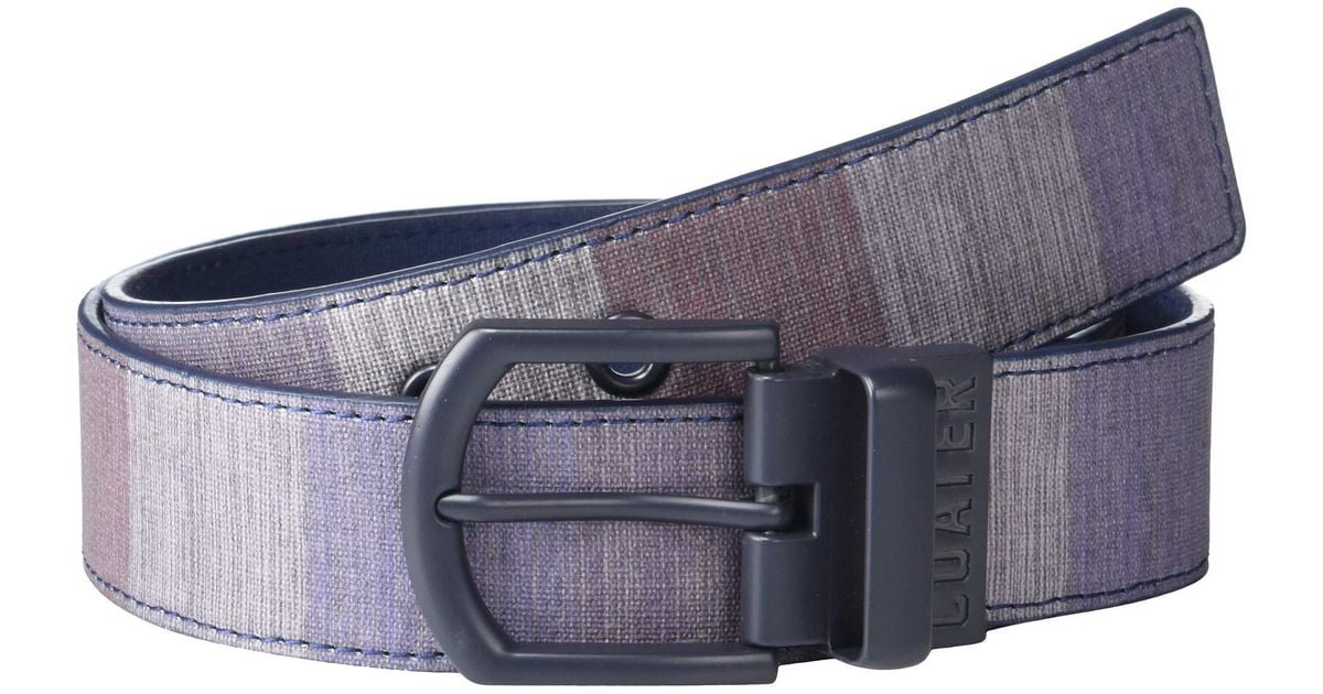 Travis Mathew Canvas Torched Belt in Navy (Blue) for Men Lyst