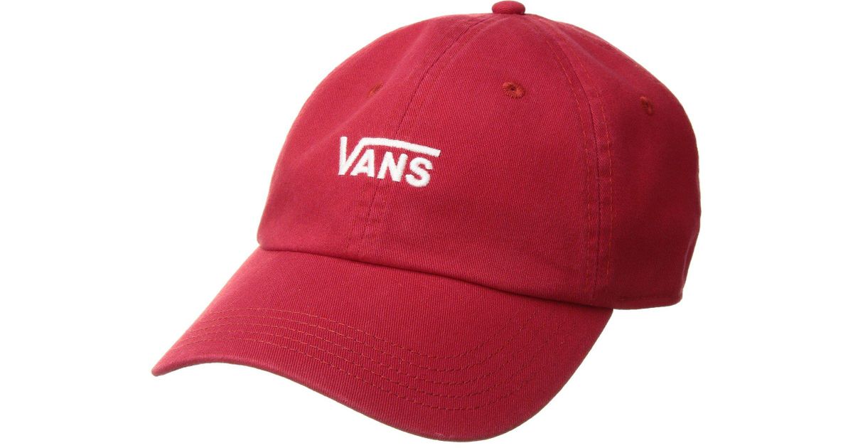 Vans Cotton Court Side Hat (crimson 
