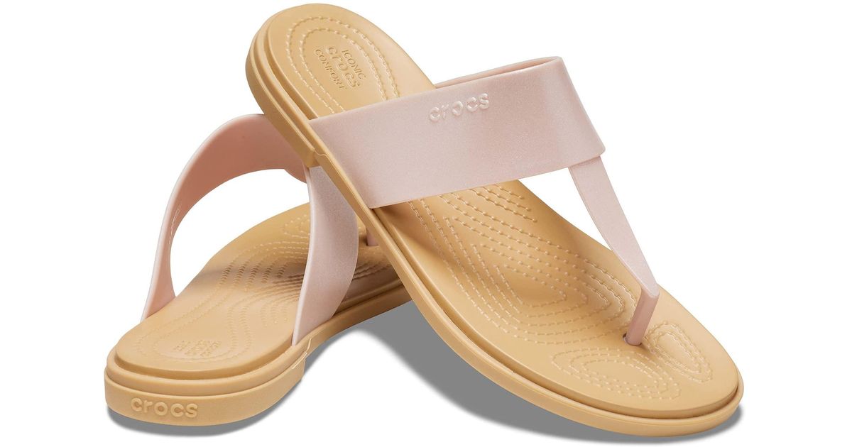 Crocs™ Tulum Flip in Pink Lyst