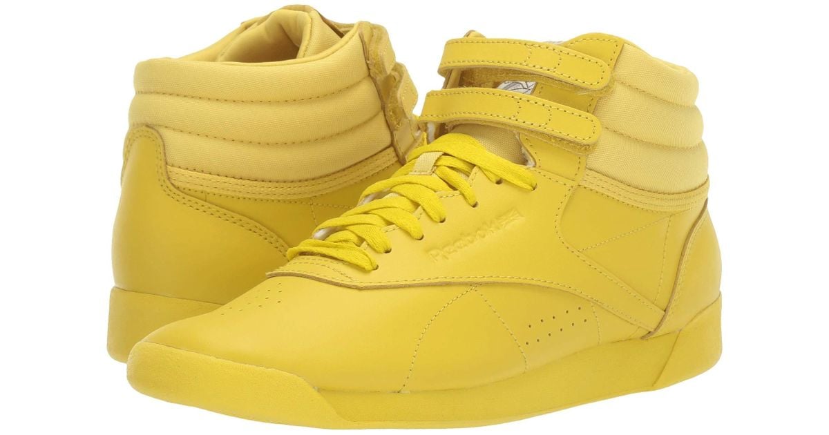 reebok classic high tops yellow off 57 