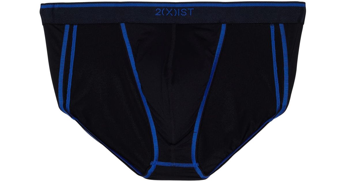 2xist Synthetic 2xist Speed Dri Breeze Mesh Sport Brief In Black For Men Lyst 9801