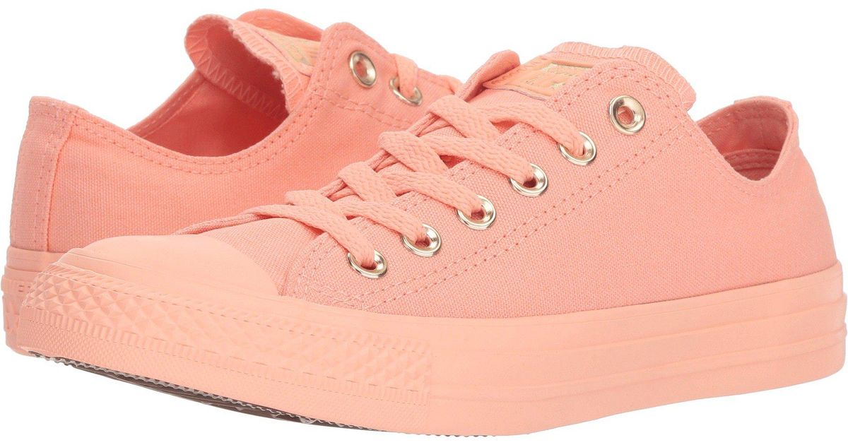 coral converse womens