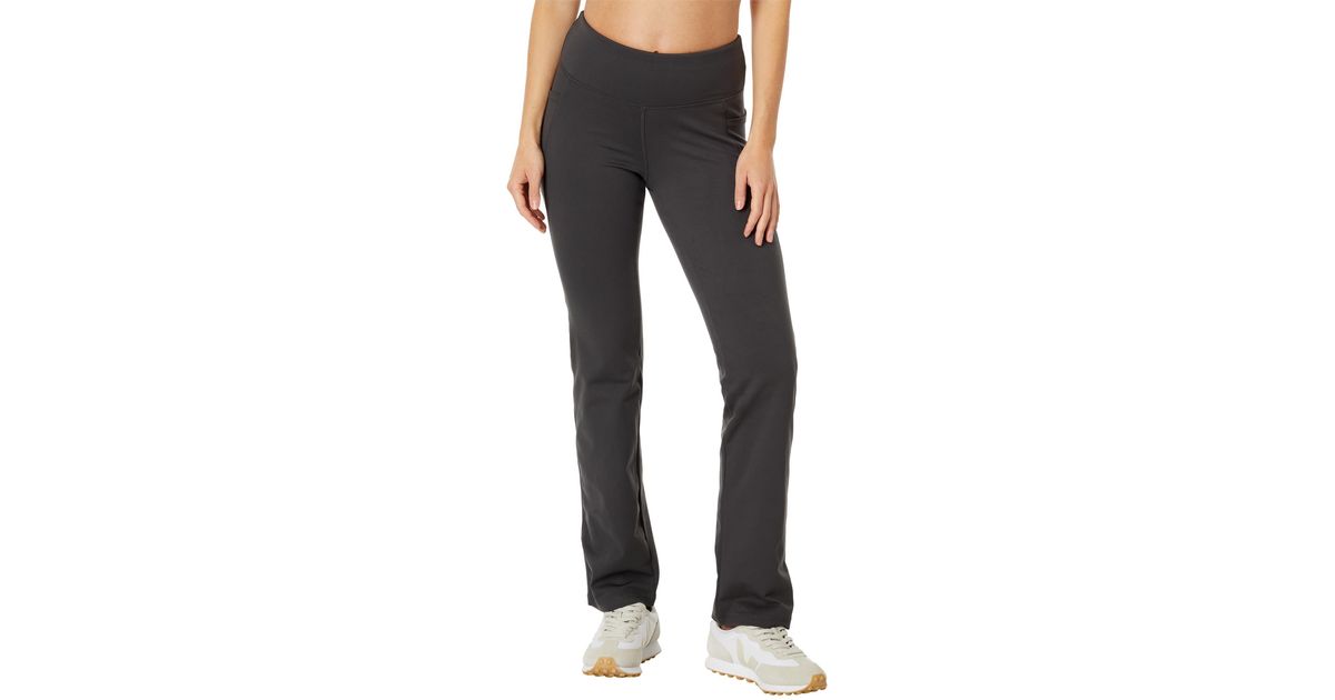 Jockey Premium Side Pocket Yoga Pants With Wicking in Black Lyst