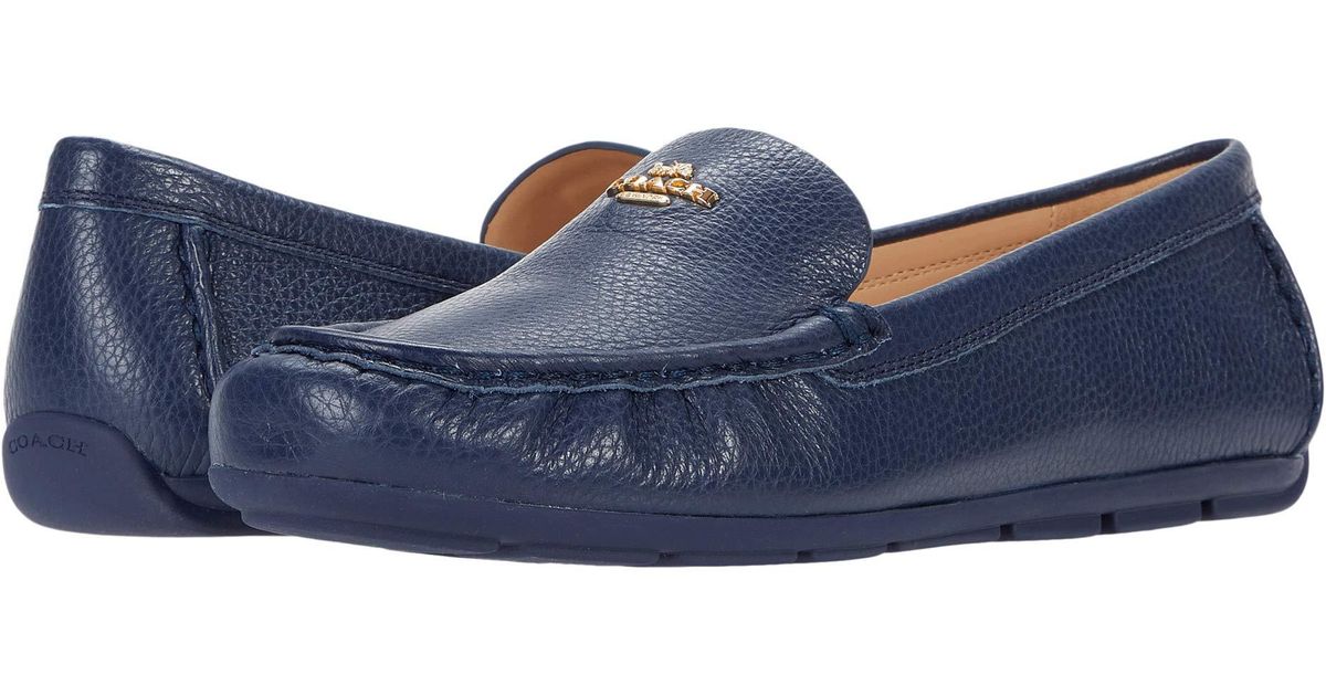 coach marley driver loafers blue