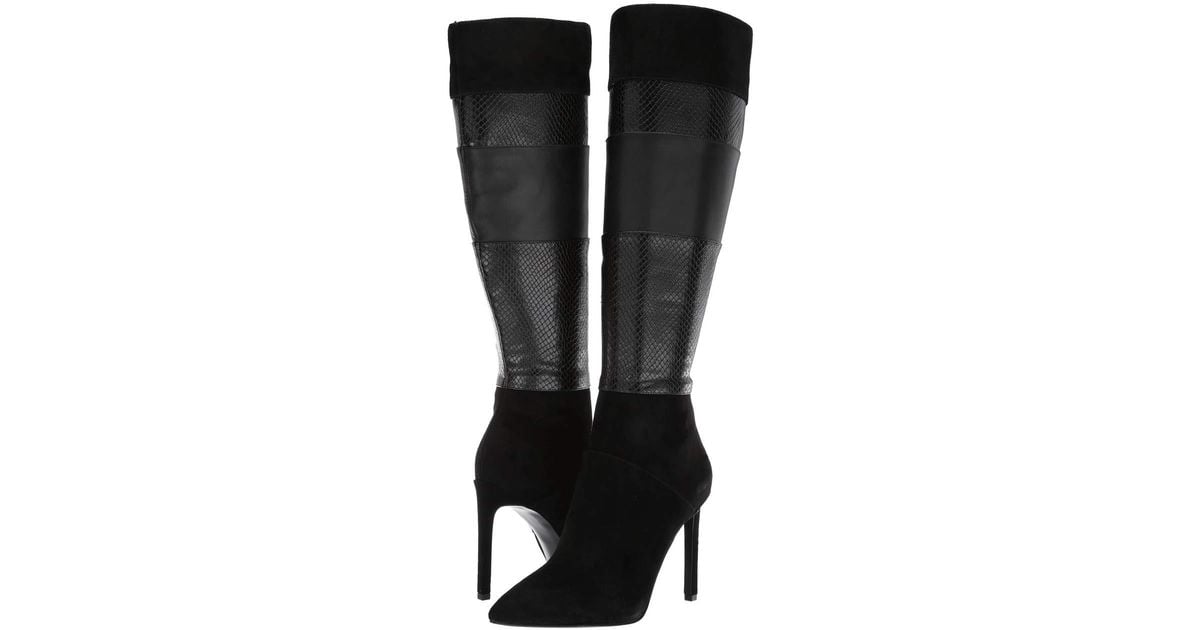 nine west toprank colorblock boots