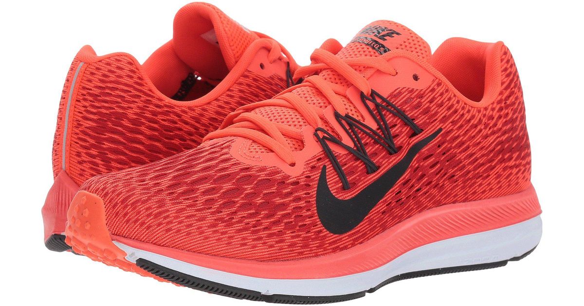 Nike Rubber S Zoom Winflo 5 Running Shoes in Red | Lyst
