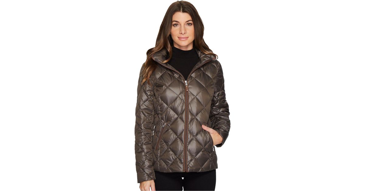 lauren ralph lauren hooded diamond quilted packable down puffer coat