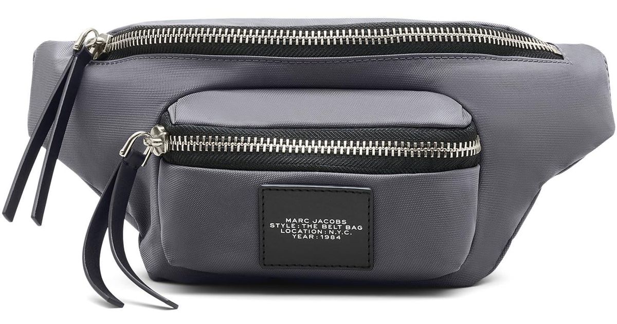 Marc Jacobs The Biker Nylon Belt Bag in Gray Lyst