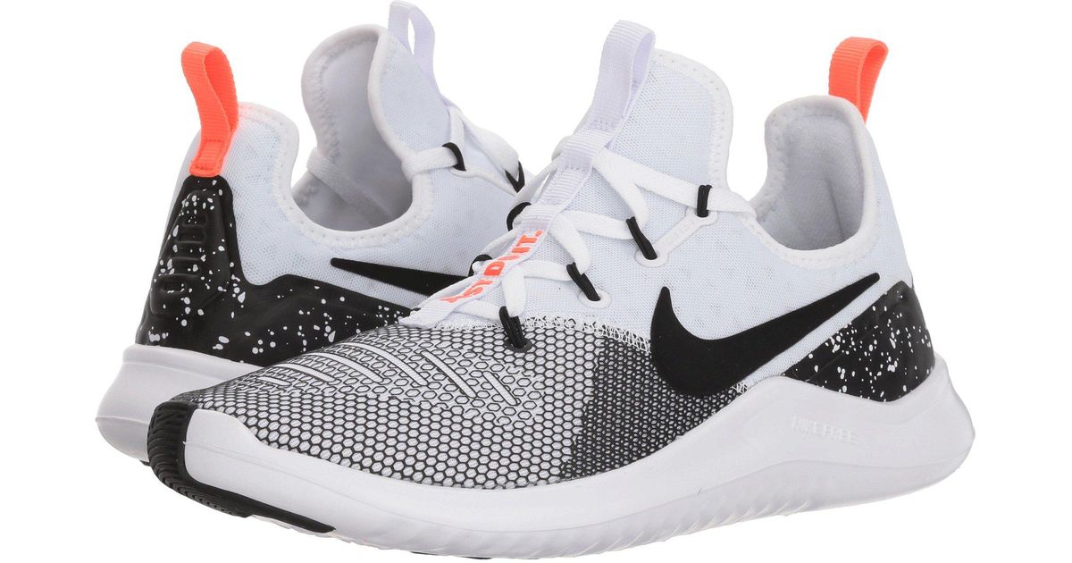 nike free tr 8 black white crimson