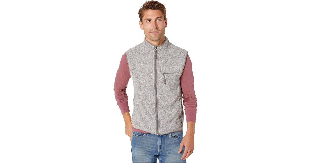 J.Crew Nordic Vest In Polartec(r) Fleece in Gray for Men Lyst
