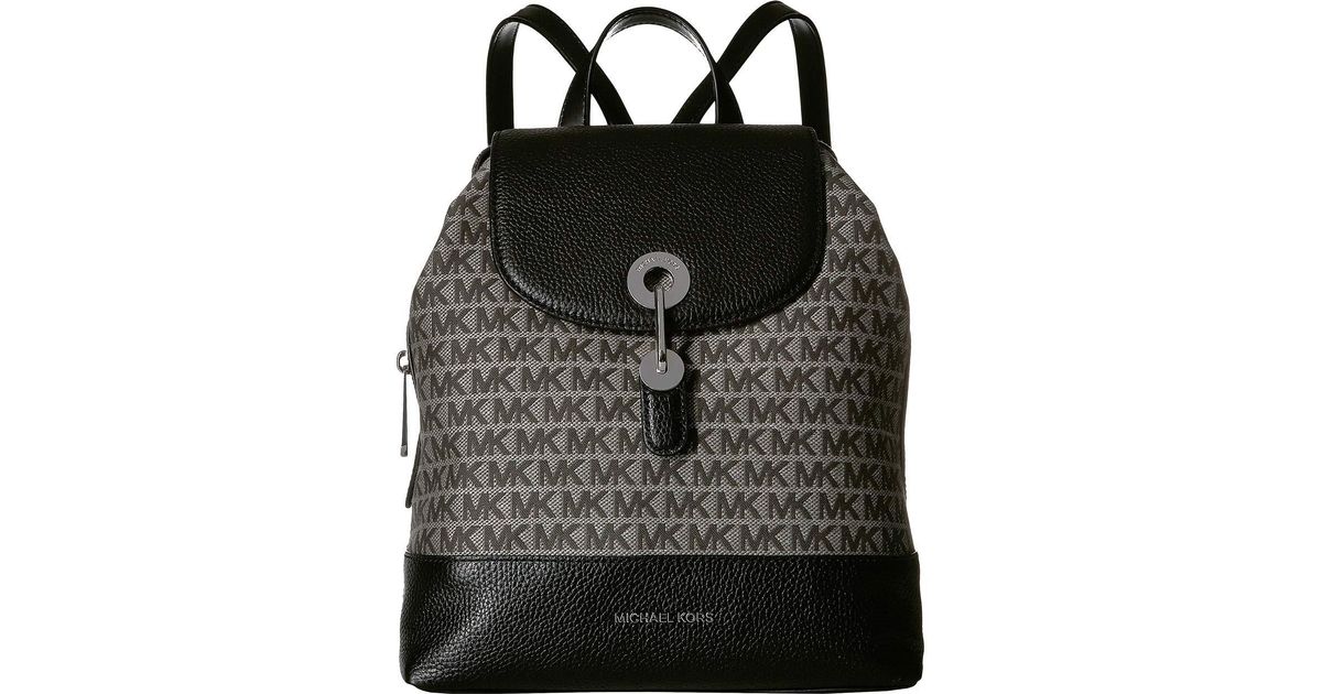 michael kors raven backpack