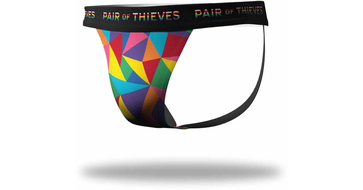 Pair of Thieves Better Together Pride 1pack Jock Strap in White for