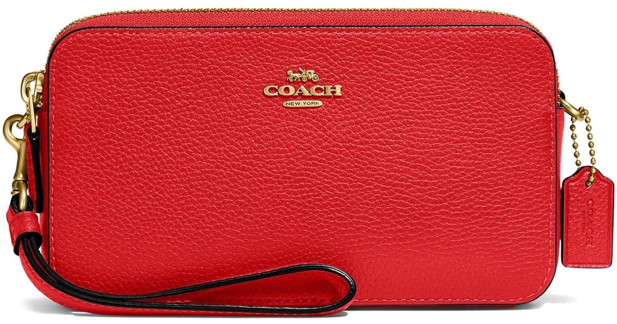 COACH Kira Crossbody in Red Lyst