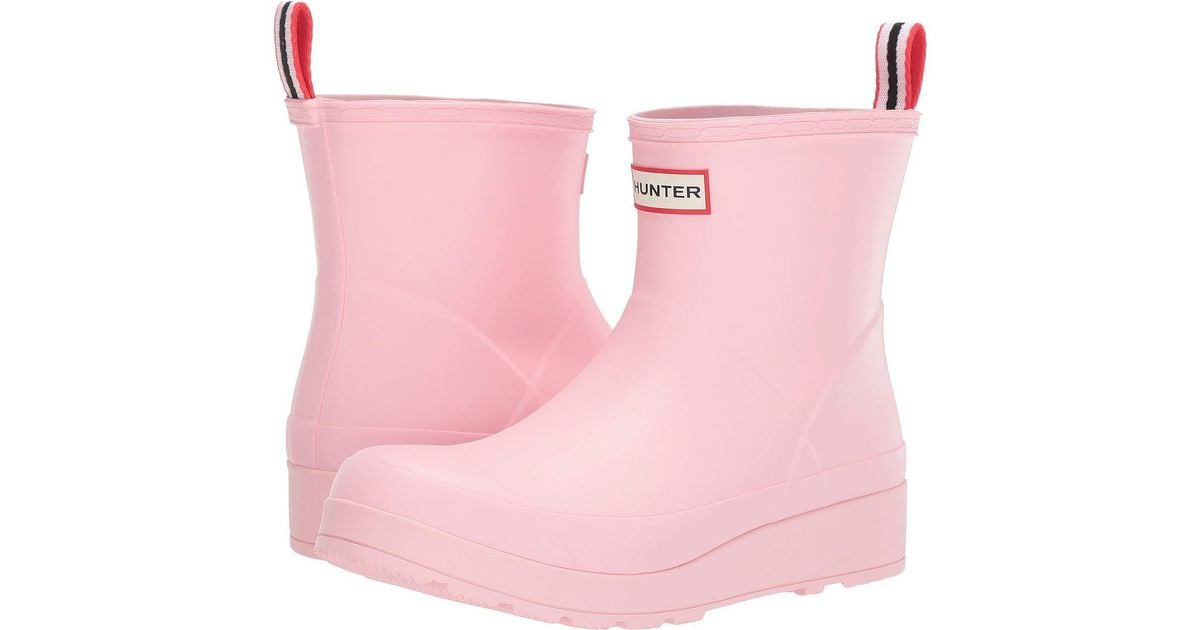 rain boots pink