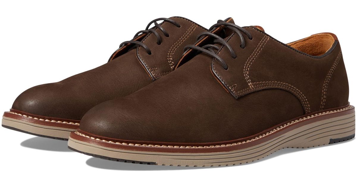 Johnston & Murphy Leather Upton Plain Toe in Brown for Men Lyst