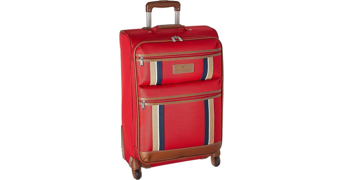 tommy hilfiger suitcase white