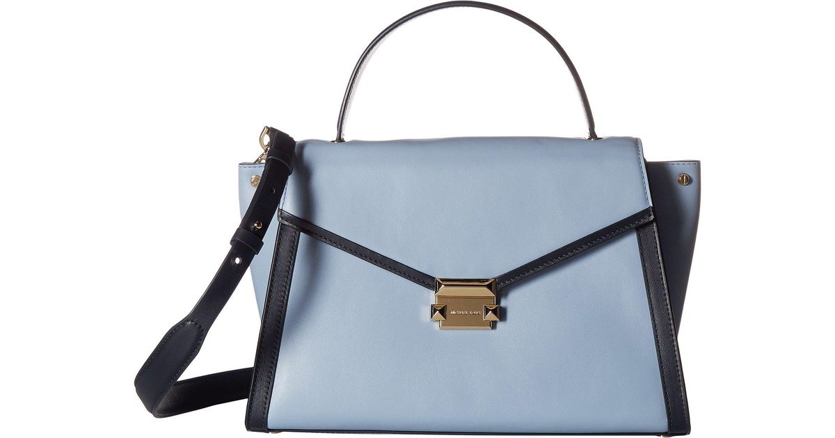 michael kors whitney large top handle satchel