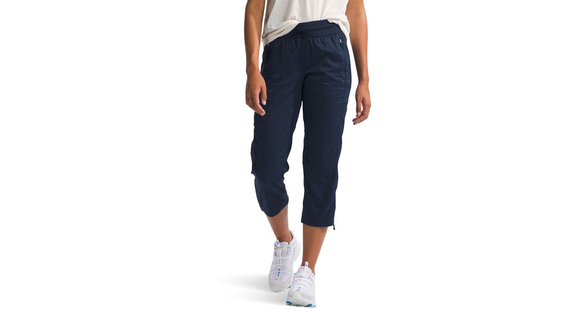 The North Face Aphrodite Motion Capris in Blue | Lyst