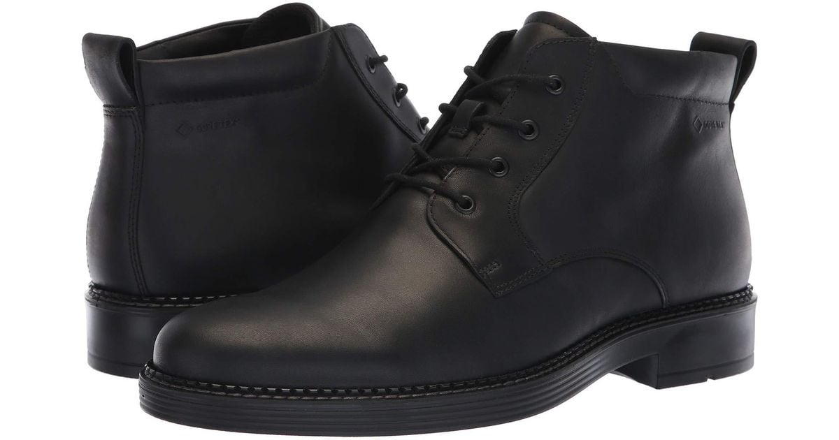 Ecco Leather Newcastle Chukka Boot 