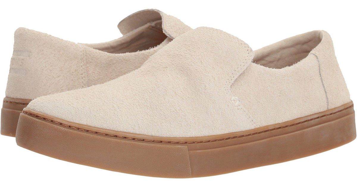 toms suede slip ons