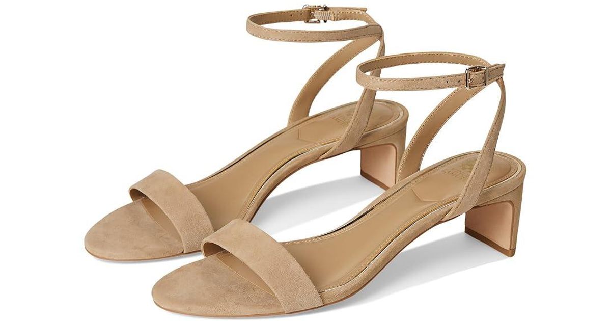 Vince Camuto Lylah Kitten Heel Ankle Strap Sandals Sandals, Leather ...
