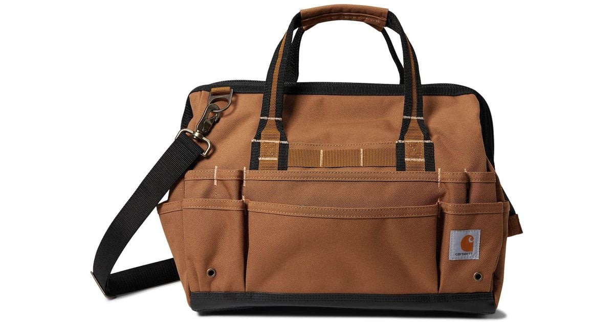 Carhartt Synthetic 16 Thirtypocket Heavyweight Tool Bag in Brown Lyst