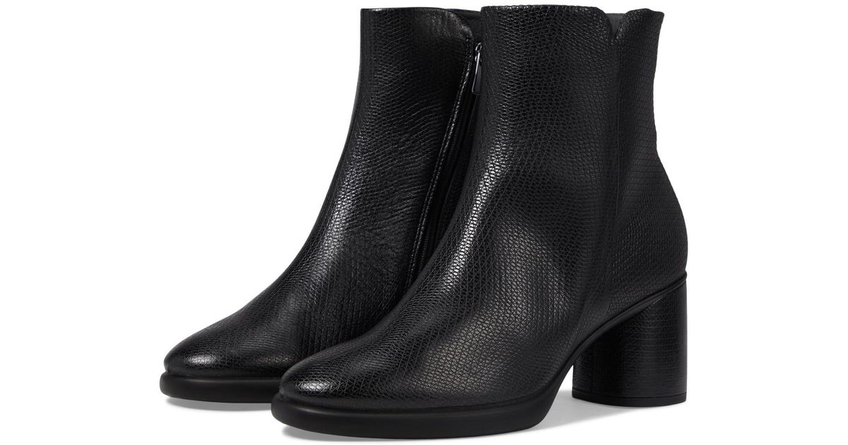 Ecco Sculpted Lx 55 Mm Ankle Boot in Black | Lyst