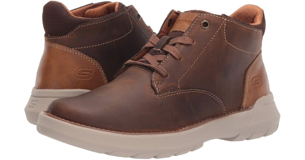 Skechers Relaxed Fit Doveno - Molens in Brown for Men | Lyst