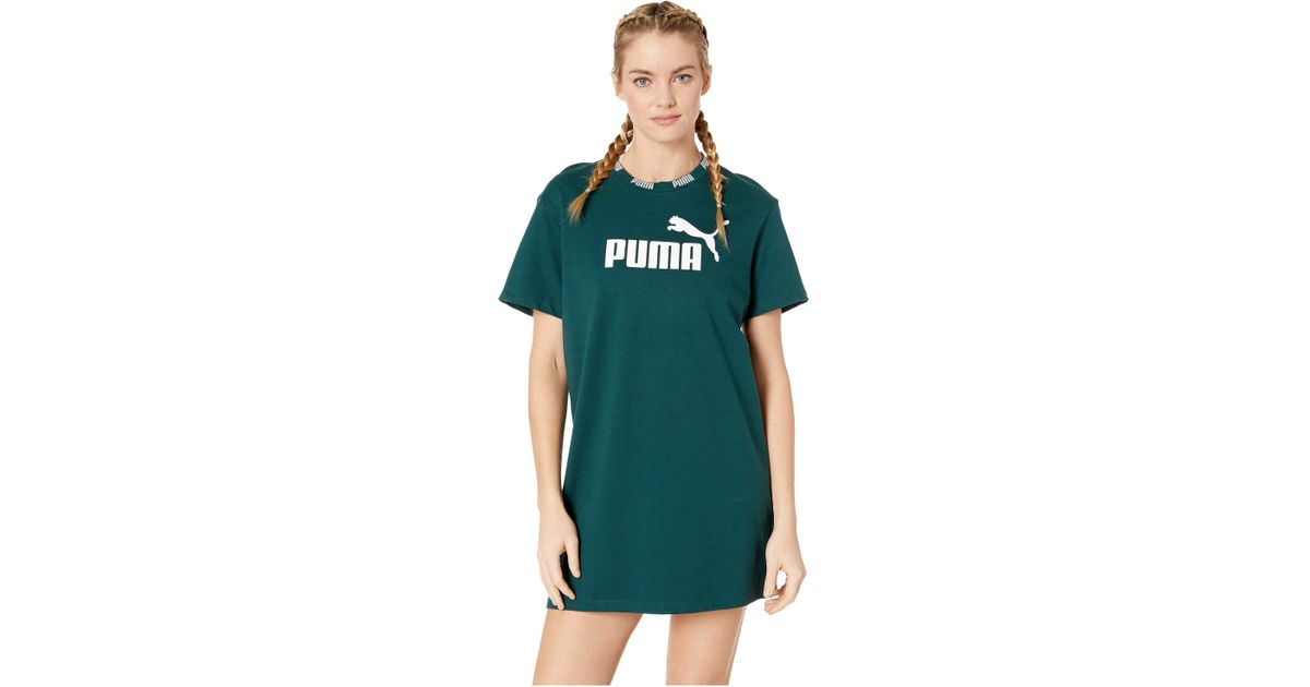 puma dress green
