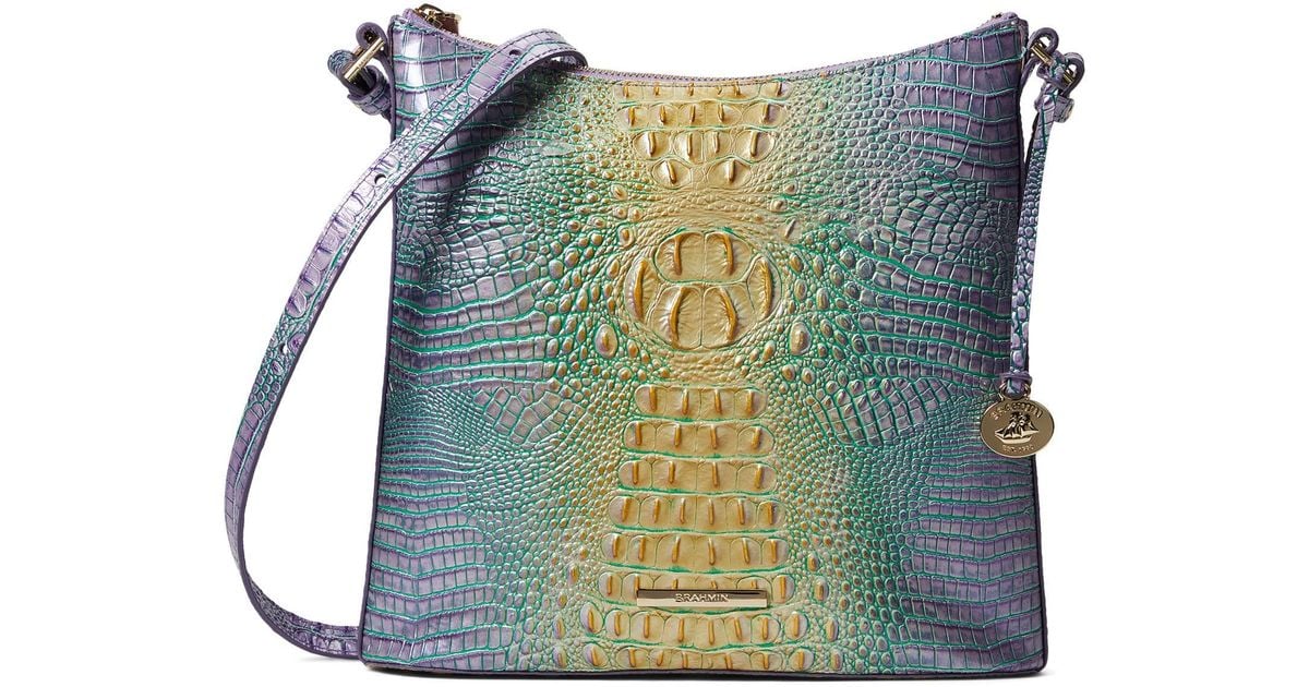 Brahmin Leather Ombre Mini Melbourne Katie Crossbody in Purple Lyst