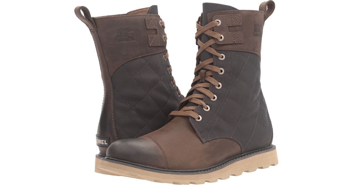 sorel tall lace up boot