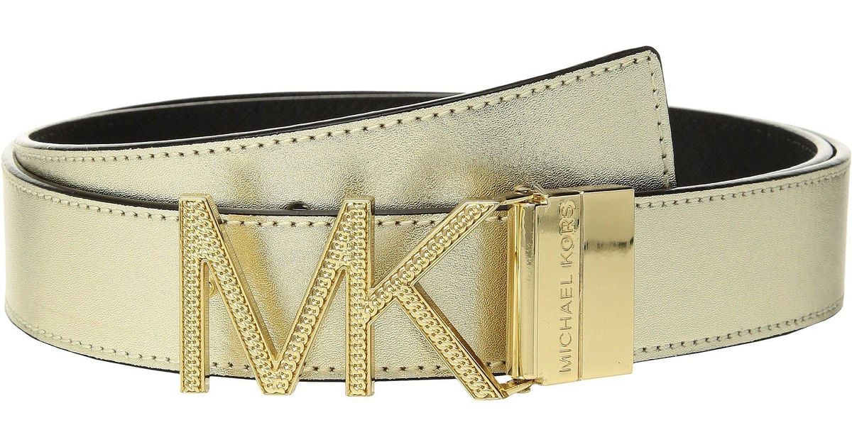 michael kors gold belt