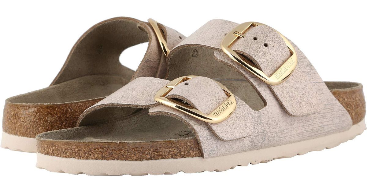 tan big buckle birkenstocks
