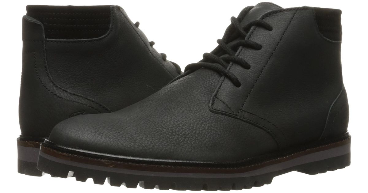 Lacoste Leather Montbard Chukka 316 1 in Black for Men | Lyst