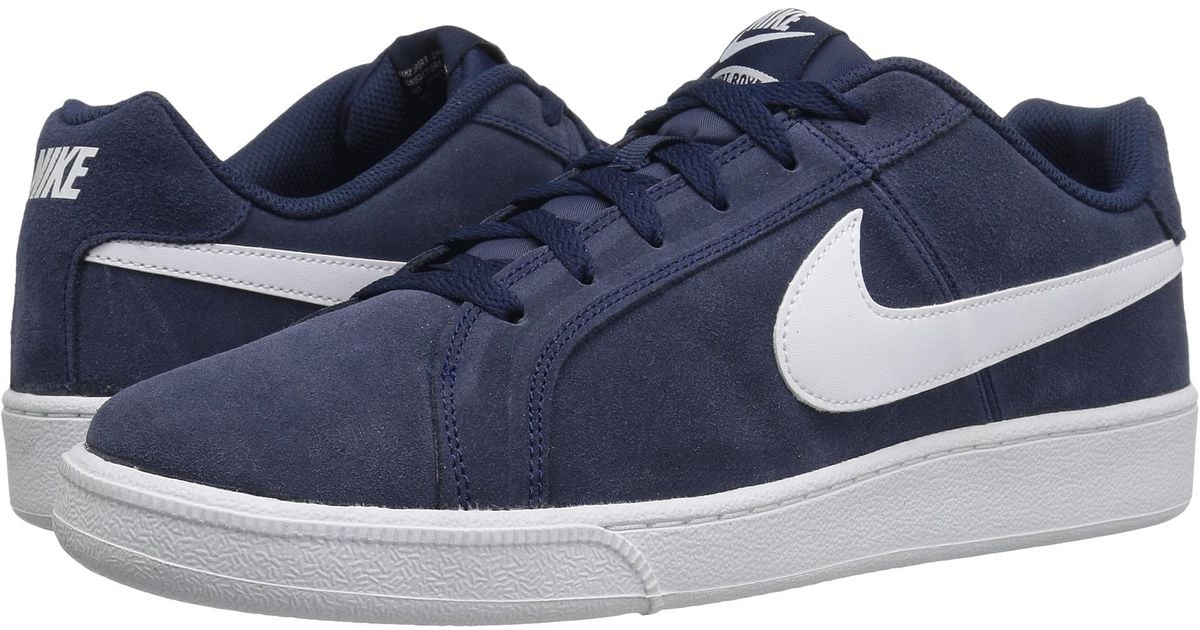 Nike Court Royale Suede in Midnight Navy/White (Blue) for Men - Lyst