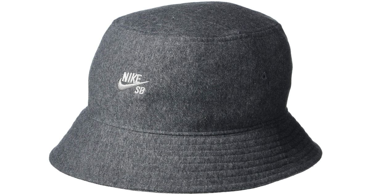 nike french terry bucket hat