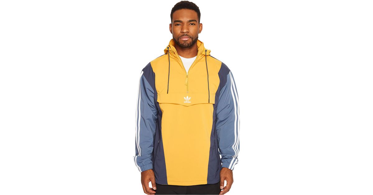 adidas blocked anorak