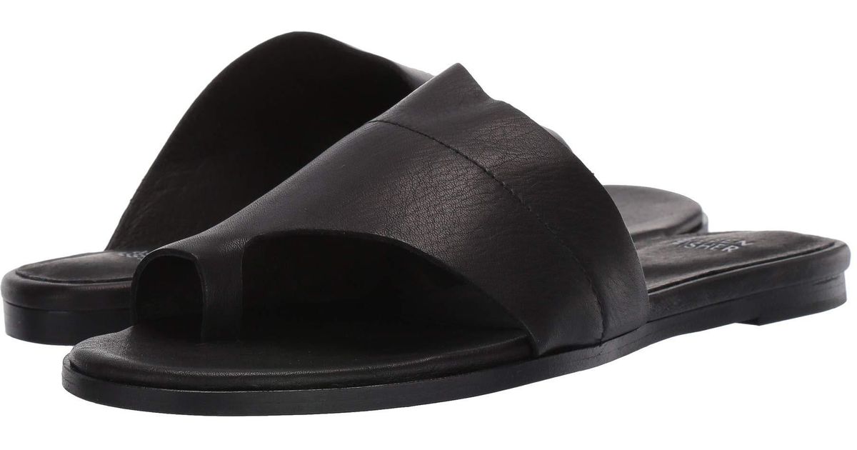 eileen fisher ty washed leather slide