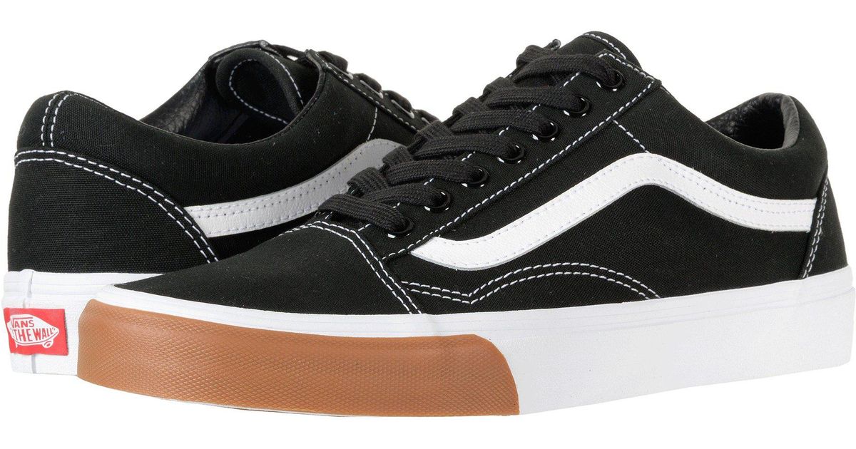 vans gum bumper black