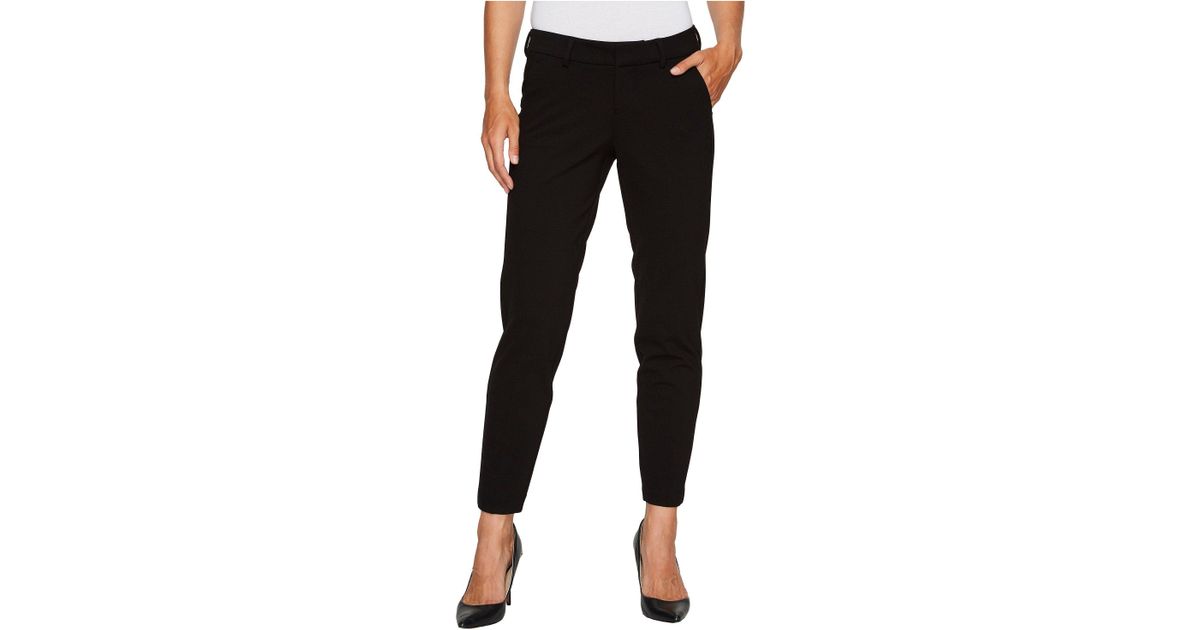 Liverpool Jeans Company Synthetic Kelsey Slim Leg Trousers In Super Stretch Ponte Knit in Black 