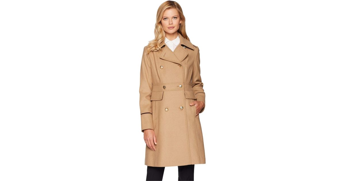 Vince Camuto Wool Coat R8361 (camel) Women's Coat in ...