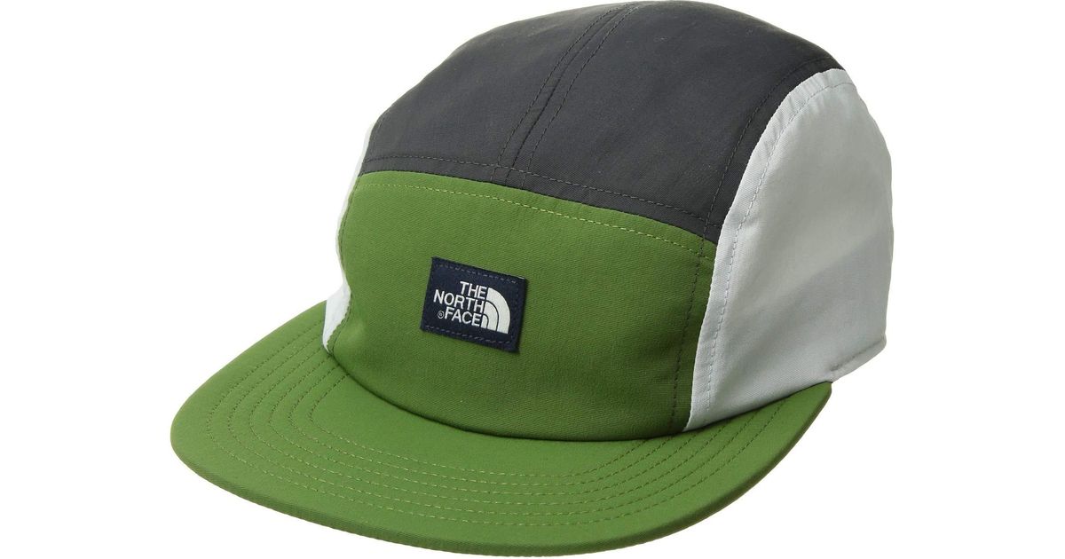 The North Face Class V Tnftm Five Panel Hat (garden Green/asphalt Grey  Multi) Caps in Gray for Men | Lyst