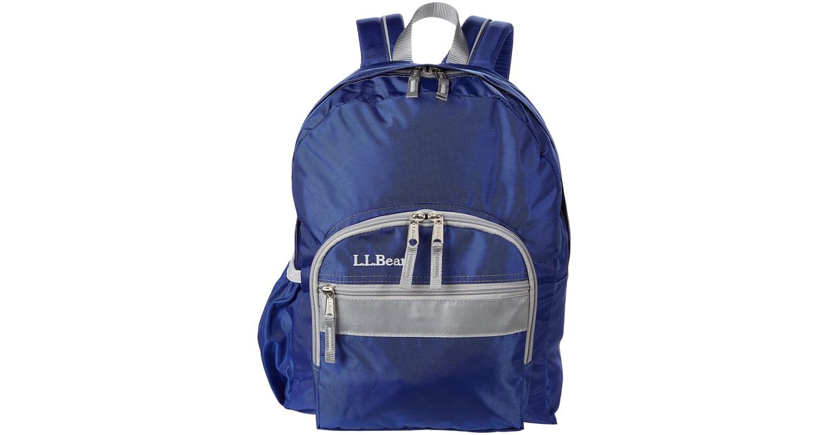L.L. Bean Kids Junior Backpack in Blue Lyst