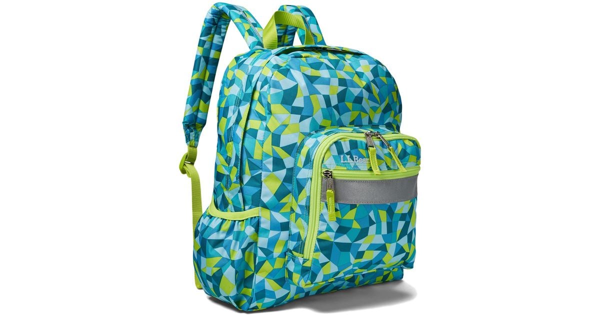 L.L. Bean Kids Original Backpack Print in Green Lyst