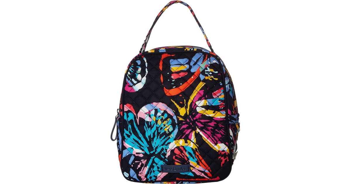 vera bradley butterfly flutter lunch bag
