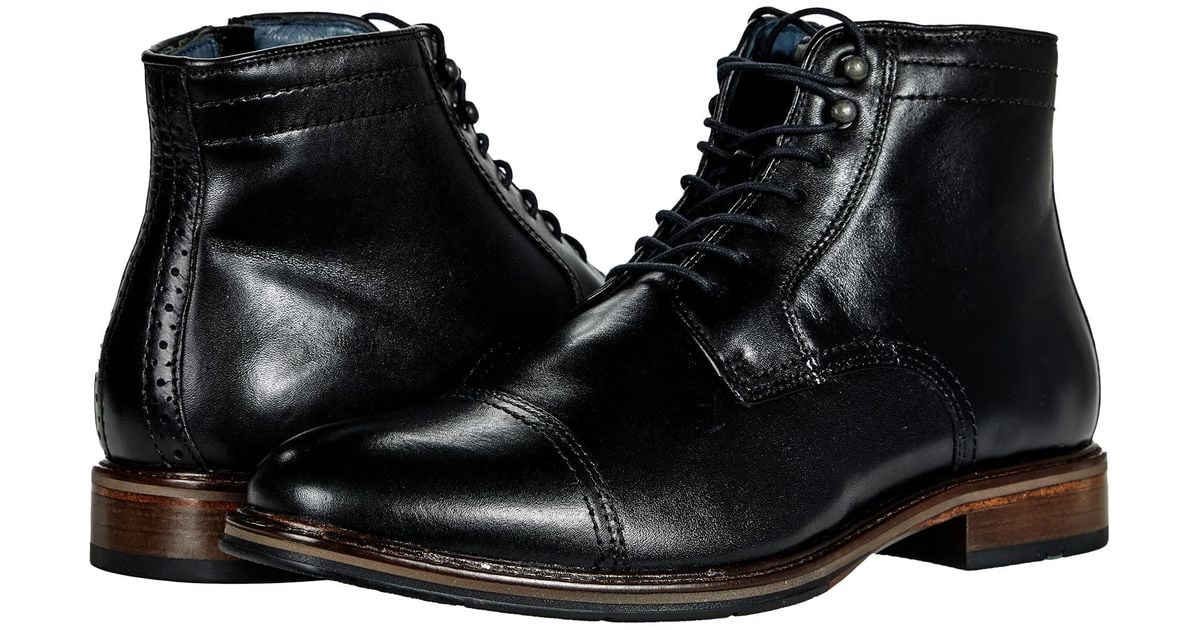 raleigh flex leather flat