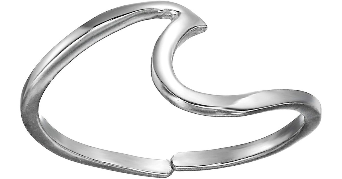 Pura Vida Wave Toe Ring in Silver (Metallic) Lyst